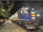 Although image quality is an issue in this picture, for some reason, I was able to capture this picture that looks more like a painting of Amtrak Capitol Corridor Train # 723 about to slow for its stop at Davis Station